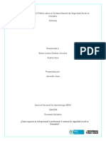 Conclusiones Ev2 Folleto Sobre El Sistema General de Seguridad Social en Colombia.