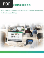 Yealink SIP-T2 Series T4 Series T5 Series CP920 IP Phones Administrator Guide V85.1