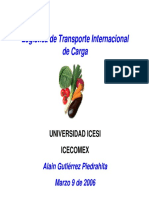 Logistica de Transporte Internacional de Carga - Alain Gutierrez P