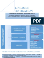 Lineas de Investigacion Programa de Admon Financiera