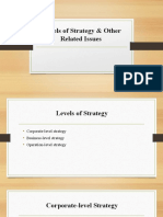 Lecture Note 2 Levels of Strategy Other Related Issues