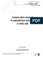 TEHNOLOGIJA PLAMENSKEGA REZANJA