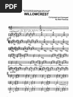 ビッグバンド楽譜「WILLOWCREST」BOB FLORENCE ビッグバンド楽譜「WILLOWCREST」BOB FLORENCE - メルカリ
