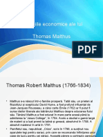 Principiile Economice Ale Lui Thomas Malthus