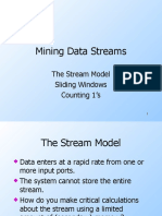 Streaming Data Counting with Sliding Windows