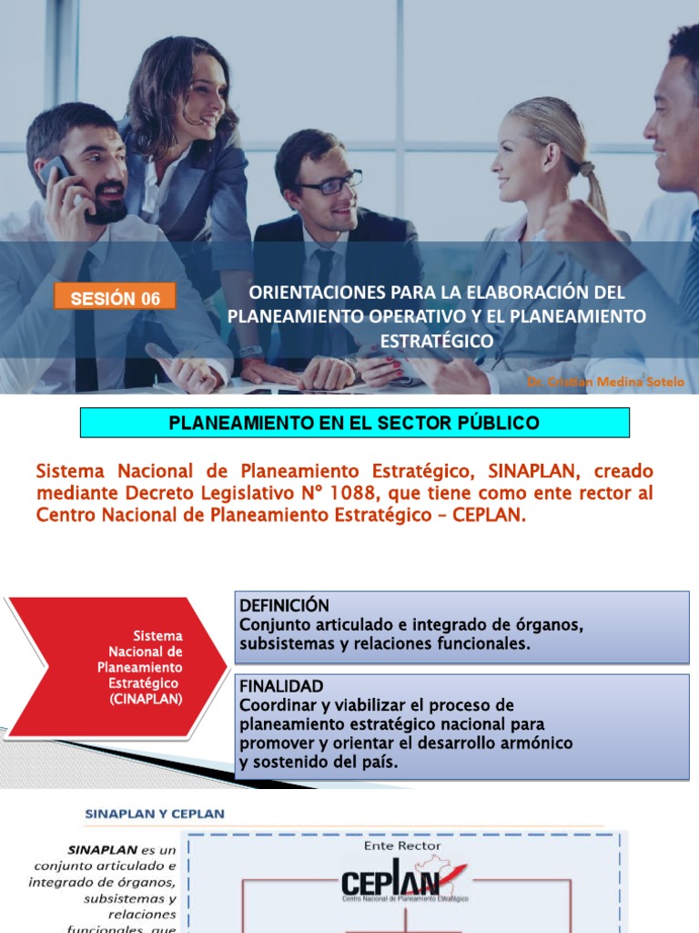 Planeamiento Estratégico En La Gestión Pública Pdf Planificación