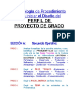 Metodología de Procedimiento - Perfil de Proyecto de Grado