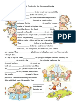 4pages Present Simple Readingcomprehension Textexe Grammar Drills Worksheet Templates Layouts - 106049