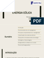 Fontes Renováveis - Energia Eólica Slides
