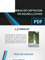 2.2 Obras de Captacion Aguas LLuvias - Canales