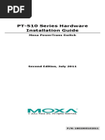 Pt-510 Series Hardware Installation Guide: Moxa Powertrans Switch