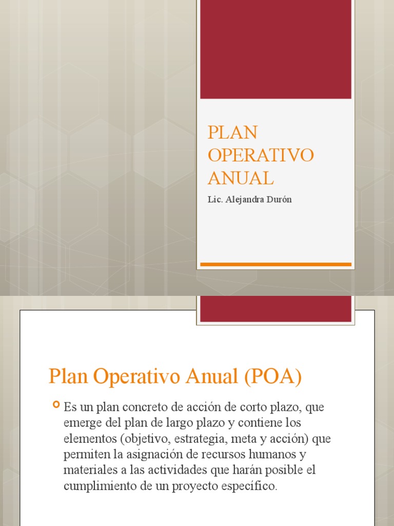 Plan Operativo Anual 2023 | PDF | Presupuesto | Gestión de recursos humanos