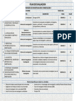 Seminario de Investigacion Plan de Evaluacion