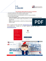 Matricula Online Intranet