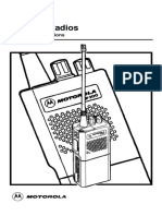 Portable Radios: Operating Instructions