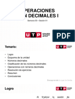 OPERACIONES CON DECIMALES: RESUELVE PROBLEMAS CON AUTONOMÍA