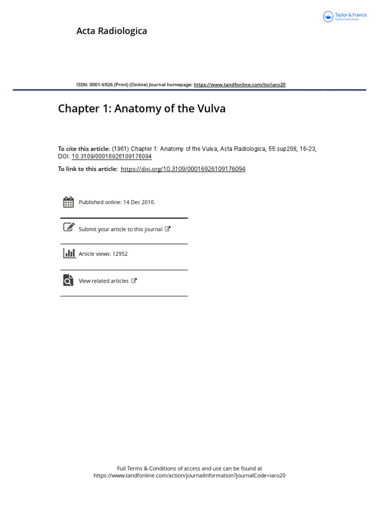 Vulva intelligence overview