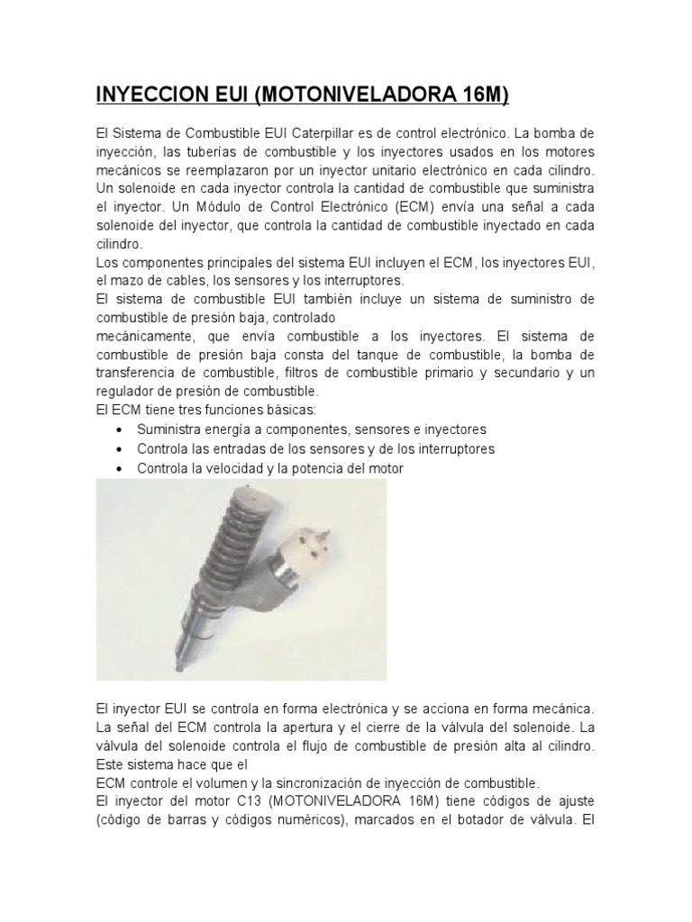 Heui Eui | PDF | Inyección de combustible | Electrónica