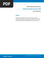 AT07347: Executing Code From RAM: SMART ARM-based Microcontrollers