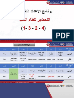 برنامج الاعداد التكتيكي 4 2 3 1