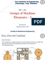 Design of Machine Elements - I: Instructor