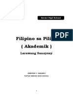 Week12 LARAWANG SANAYSAY Filipino Sa Piling Akademik 1