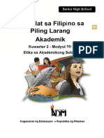 PilingLarang (Akad) 12 Q2 Mod10 Etika-sa-Akademikong-Sulatin v3