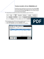 Membuat Daftar Dan Saldo Awal Persediaan