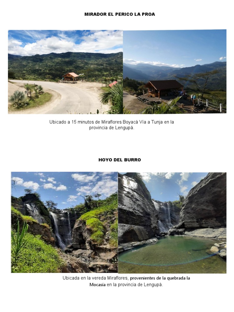 Turismo en Miraflores, Boyacá | PDF | Cocina, comidas y vino