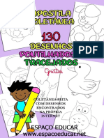 Apostila 130 Desenhos Tracejados Pontilhados Gratis