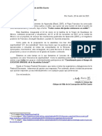 Carta Presentación Proceso de Escucha