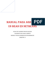 Manual para Agregar Un Bean en Netbeans