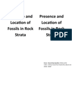 5 Ess 17 Presence of Fossils