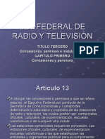 Ley Federal de Radio y Televisión