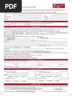 Business Loan Application Form IDFC Bank