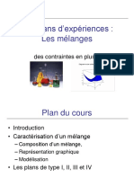 Les Plans de Mélanges