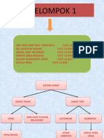 Sistem Saraf Kelompok 1 Reguler Sore