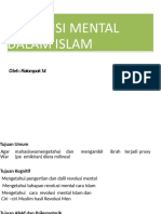 REVOLUSI MENTAL DALAM ISLAM