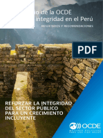 Estudio de La OCDE Sobre Integridad en El Perù