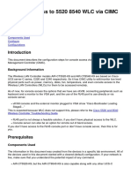 Console Access To 5520 8540 WLC Via CIMC: Background Information