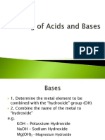 3 Naming of Acids and Bases