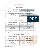 Formulario Dilatacion Termica