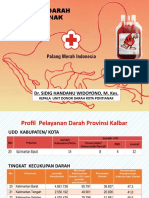 Dr. Sidig Handanu Widoyono, M.Kes - Pelayanan Darah UDD PMI Pontianak
