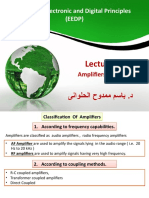 EEDP Lect 06 Amplifiers 3 Classes