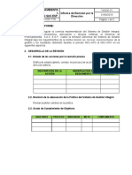 Promoambienta L Distrito Sas Esp Informe de Revisión Por La Dirección