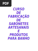 Teoria sobre sabonetes e produtos para banho