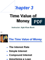 Time Value of Money: Instructor: Ajab Khan Burki
