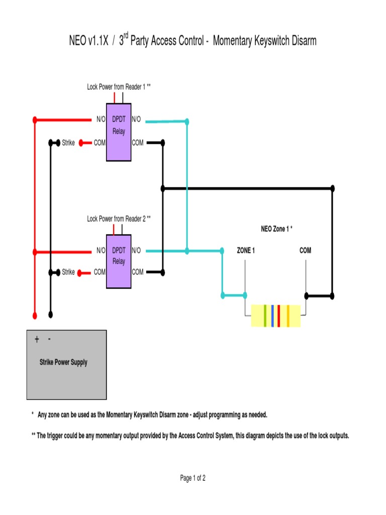 Feb - 2016 - NEO Momentary Keyswitch Disarm | PDF | Access Control ...