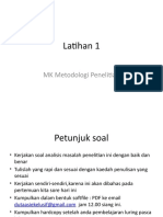 A. Latihan 1-Metopel