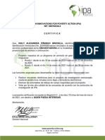 2021 - 03 - 10 Certificacion Laboral Keily Alexandra Piñango Brizuela